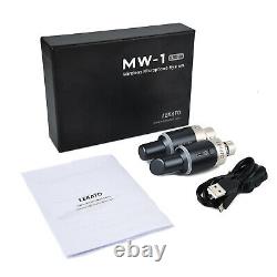 Wireless 5.8GHz Microphone Plug On XLR Rechargeable Transmitter Receiver US