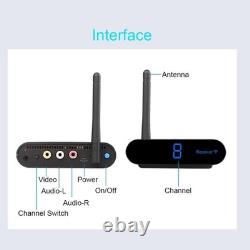 Wireless AV Sender, 2.4GHz 8 Channel Audio Video Transmitter Receiver 300m Ra