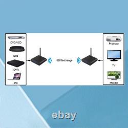 Wireless AV Sender, 2.4GHz 8 Channel Audio Video Transmitter Receiver 300m Ra