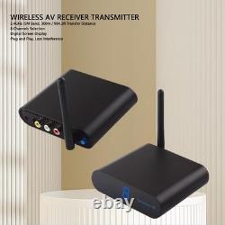 Wireless AV Sender, 2.4GHz 8 Channel Audio Video Transmitter Receiver 300m Ra