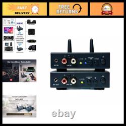 Wireless Audio Adapter, Qualcomm aptX Lossless, Bluetooth 5.3, Low Latency, Dual