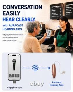 Wireless Audio Transmitter Auracast, Private & Public Modes, Low Latency