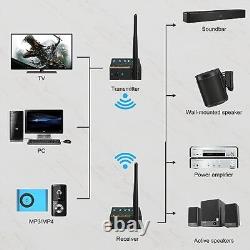 Wireless Audio Transmitter Receiver 2.4Ghz Wireless Adapter Kit for TV to