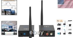 Wireless Audio Transmitter Receiver Kit 320ft Range/