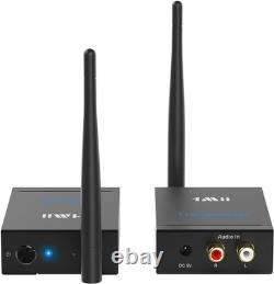 Wireless Audio Transmitter Receiver Kit 320ft Range/