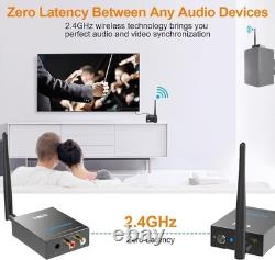 Wireless Audio Transmitter Receiver Kit 320ft Range/