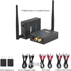 Wireless Audio Transmitter Receiver Kit 320ft Range/