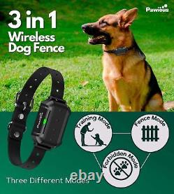 Wireless Dog Fence & Forbidden Area Real Time Monitoring -2 Dogs up to 1 Acre