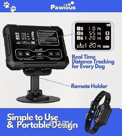 Wireless Dog Fence Real Time Monitor for 2 Dogs Indoor/Outdoor up to 1 Acre