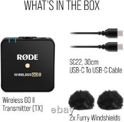 Wireless GO II TX Ultra-compact Wireless Transmitter with Built-in Microphone