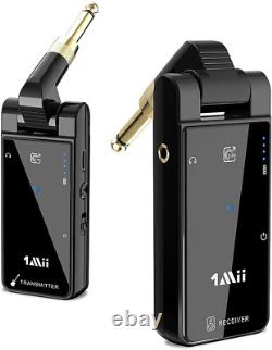 Wireless Guitar Transmitter Receiver, 1Mii 5.8GHZ Wireless Guitar System Transmi