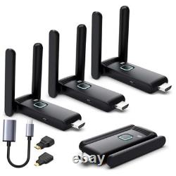 Wireless HDMI 3 Receivers and Transmitter Set, 50M/165FT, No Hot, Plug 3RX+1TX