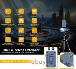 Wireless HDMI 4 Receivers and Transmitter 4K@30 Up to 4 RX Extender Plug & Play