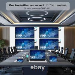 Wireless HDMI 4 Receivers and Transmitter, Up to 6 RXs, No Hot, Extender Plug an