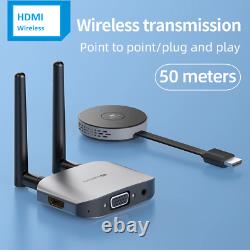 Wireless HDMI-Compatible Video Transmitter & Receiver Extender Display Adapter