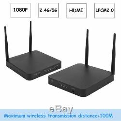 Wireless HDMI Extender 2.4G/5G Wifi 1080P HD Transmitter Receiver Network LPCM
