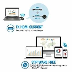Wireless HDMI Extender Transmitter & Receiver Dongle 2x1 Transmitter Receiver