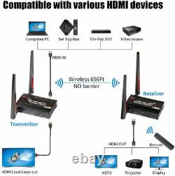 Wireless HDMI Extender, Transmitter and Receiver 1080P@60Hz (ShuOne 811W)