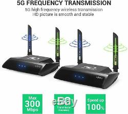 Wireless HDMI Sender and Receiver 5G Wireless HDMI Extender 1080 TV Audio Video