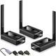 Wireless Hdmi Splitter Transmitter & 2 Receivers Upgrade Kit 165ft 60hz