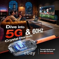 Wireless HDMI Transmitter & 2 Receivers, 4K 1080P, 5.8GHz, 656FT Range