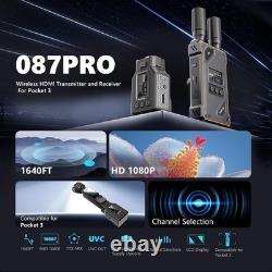 Wireless HDMI Transmitter & Receiver, 1080P 1640FT Video Audio for Pocket 3