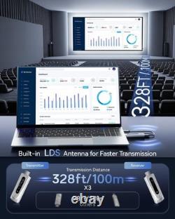 Wireless HDMI Transmitter Receiver 328FT 5G+2.4G Dual-Band