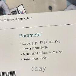 Wireless HDMI Transmitter & Receiver, 4K, 165 Ft Range, 4 Transmitter 1 Receiver