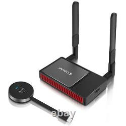 Wireless HDMI Transmitter & Receiver Extender HD 4K Streaming Vedio Audio Player