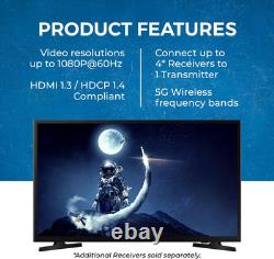 Wireless HDMI Transmitter & Receiver Extender Upto 165Ft 1080P 5.1-5.2 Ghz Perfe