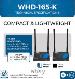 Wireless HDMI Transmitter & Receiver Extender Upto 165Ft 1080P 5.1-5.2 Ghz Perfe