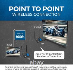 Wireless HDMI Transmitter & Receiver Extender Upto 165Ft 1080P 5.1-5.2 Ghz Perfe