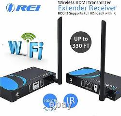 Wireless HDMI Transmitter & Receiver Extender Upto 300 Feet(WHD-330-K)