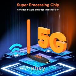 Wireless HDMI Transmitter and 2 Receivers 350FT Streaming Extender Kit fr PC/TV