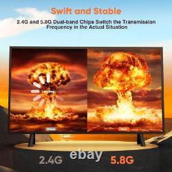 Wireless HDMI Transmitter and 2 Receivers 350FT Streaming Extender Kit fr PC/TV