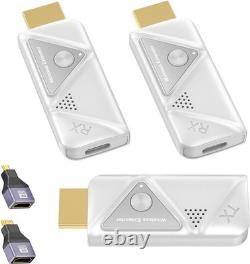 Wireless HDMI Transmitter and 2 Receivers Dual Display 4K HDMI Extender