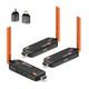 Wireless Hdmi Transmitter And 2 Receivers, Support Up To 6 Receivers, 5.8g We