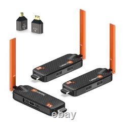 Wireless HDMI Transmitter and 2 Receivers, Support Up to 6 Receivers, 5.8G WE