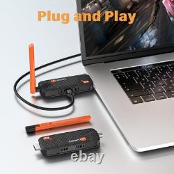 Wireless HDMI Transmitter and 2 Receivers, Support Up to 6 Receivers, 5.8G WE