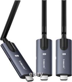 Wireless HDMI Transmitter and 2 Receivers, Support Wireless Receiving APP Tutupla