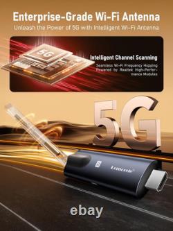 Wireless HDMI Transmitter and 2 Receivers, Support Wireless Receiving APP Tutupla