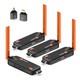 Wireless Hdmi Transmitter And 3 Receivers, Support Up To 6 Receivers, 5.8g Hd