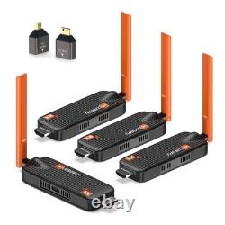 Wireless HDMI Transmitter and 3 Receivers, Support Up to 6 Receivers, 5.8G HD