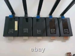 Wireless HDMI Transmitter and 4 Receivers, 2.4G-5.8G, 165ft, Computer To TVs