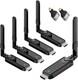 Wireless Hdmi Transmitter And 4 Receivers, 2.4g/5g Plug & Play Portable Wireless