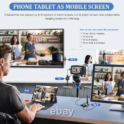 Wireless HDMI Transmitter and 4 Receivers, 5.8G @60Hz, 1TX 4RX, Silver