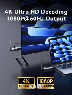 Wireless HDMI Transmitter and 4 Receivers 656FT/200M, Portable Multi-Screen E