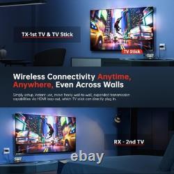 Wireless HDMI Transmitter and Receiver, 1000FT Long Range, Up to 4 Receivers