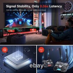 Wireless HDMI Transmitter and Receiver, 1000FT Long Range, Up to 4 Receivers