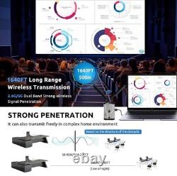 Wireless HDMI Transmitter and Receiver, 1640Ft / 500M, 4K Decoding 1080P@60Hz